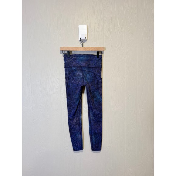 Lululemon  • Fast and Free Tight II 25" Polar Lights Blue Multi Size 4 Legging - Picture 8 of 8